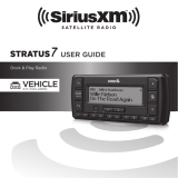 SiriusXM Stratus 7 with Vehicle Kit User guide