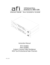AFi MTX-MRX-91685C Owner's manual