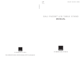 Dali FAZON LCR TABLE STAND Owner's manual
