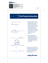 BABYTREND tirepump Owner's manual