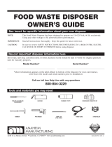 Waste King L-5000TC User manual