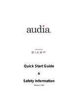Biamp Audia Quick start guide