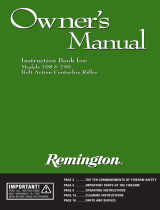 Remington 798 User manual