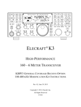 ELECRAFT BPF3MDKT Operating instructions