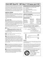 DLS BP-flexi75, BP-flexi 110 Owner's manual