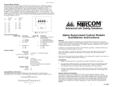 Mircom LT-1032 MIX-100S Installation guide