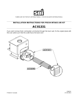 Century S244 WOOD STOVE Assembly Instructions