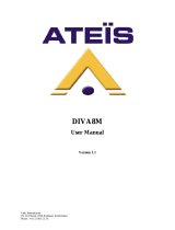 Ateis DIVA8M User manual