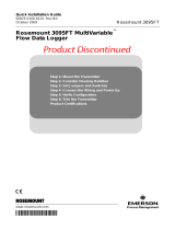Rosemount 3095FT Quick start guide