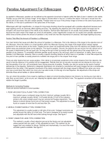 Barska Parallax Adjustment for Riflescopes Owner's manual