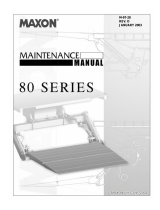 Maxon 80 SERIES (2002 Release, Aluminum Platform) Maintenance Manual