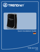 Trendnet TEW-647GA Quick Installation Guide