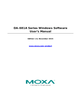 Moxa DA-681A Series User manual