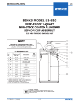 Binks Cups & Accessories User manual