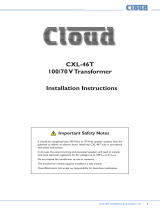 Cloud CXL-46T User manual