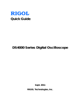 Rigol DS4024 Quick start guide