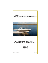 Regal 2800 Owner's manual