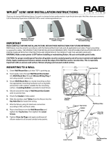 RAB Lighting WPLEDC80Y/PCS Operating instructions