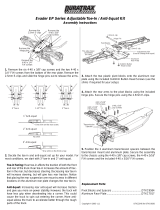 Duratrax Adjustable Toe-In / Anti-Squat Kit Evader EP User manual