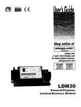 Omega Engineering LDM30 Series User manual