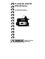 Omega FL-6100-SS, FL-6300-SS, and FL-6700-SS Owner's manual