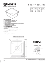 Moen GS18443 Dimensions Guide