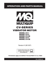 MULTIQUIP CV-1 User manual