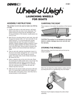 Davis Instruments Wheel-a-Weigh: Launching Wheels Operating instructions