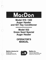 MacDon910/920/932 Auger