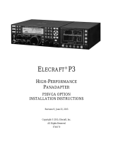 ELECRAFT P3 SVGA Operating instructions