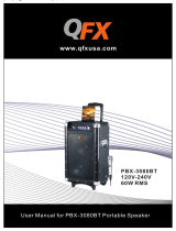QFX PBX-3080BT User manual