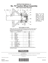 Dodge #70 Traction Wheel Assembly Owner's manual