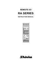 Shinko RA series User manual