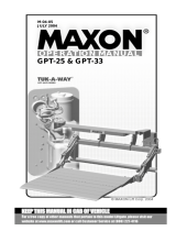 Maxon GPTLR SERIES (2004 Release) Operating instructions