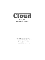 Cloud CXL50 User manual