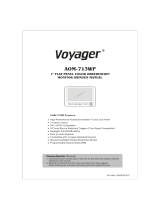 Voyager AOM713WP User manual