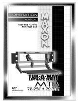 Maxon MTB SERIES Operating instructions
