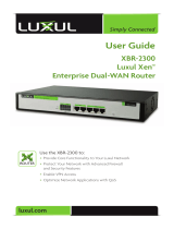 Luxul XBR-2300 User manual