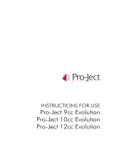 Pro-Ject Audio Systems 10CC Evolution Tonearm User manual