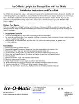 Ice-O-Matic B1600-60 Installation guide