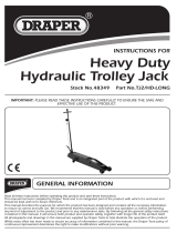Draper Heavy Duty 'Quick Lift' Trolley Jack Operating instructions