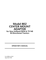 MacDon 802 Bi-Directional Adapter User manual