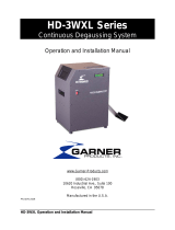 Garner HD-3WXL Series  Operating instructions