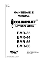 Maxon BMR SERIES Maintenance Manual