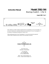 Cross Technologies 2582-344 Owner's manual
