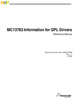 NXP MC13783 Reference guide