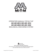 Mi-T-M BIO-20D Biological Discharge System Owner's manual