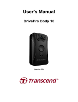 Transcend DrivePro Body 10 Operating instructions