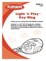 Hasbro Light 'N Play Key Ring Operating instructions