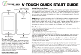 Visual Land VL Series V-Touch Quick start guide